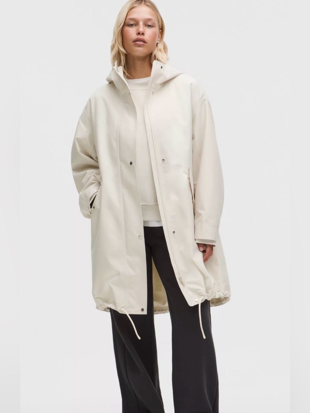 Lululemon Oversized Coccoon Rain Jacket